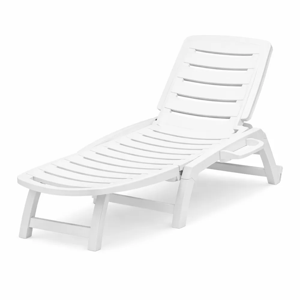 Lettino Relax Regolabile in Plastica Resistente