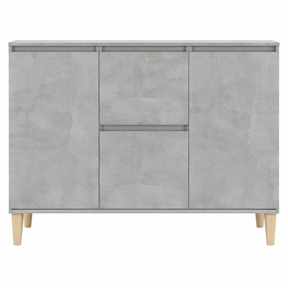 Credenza Moderna in Effetto Cemento Grigio