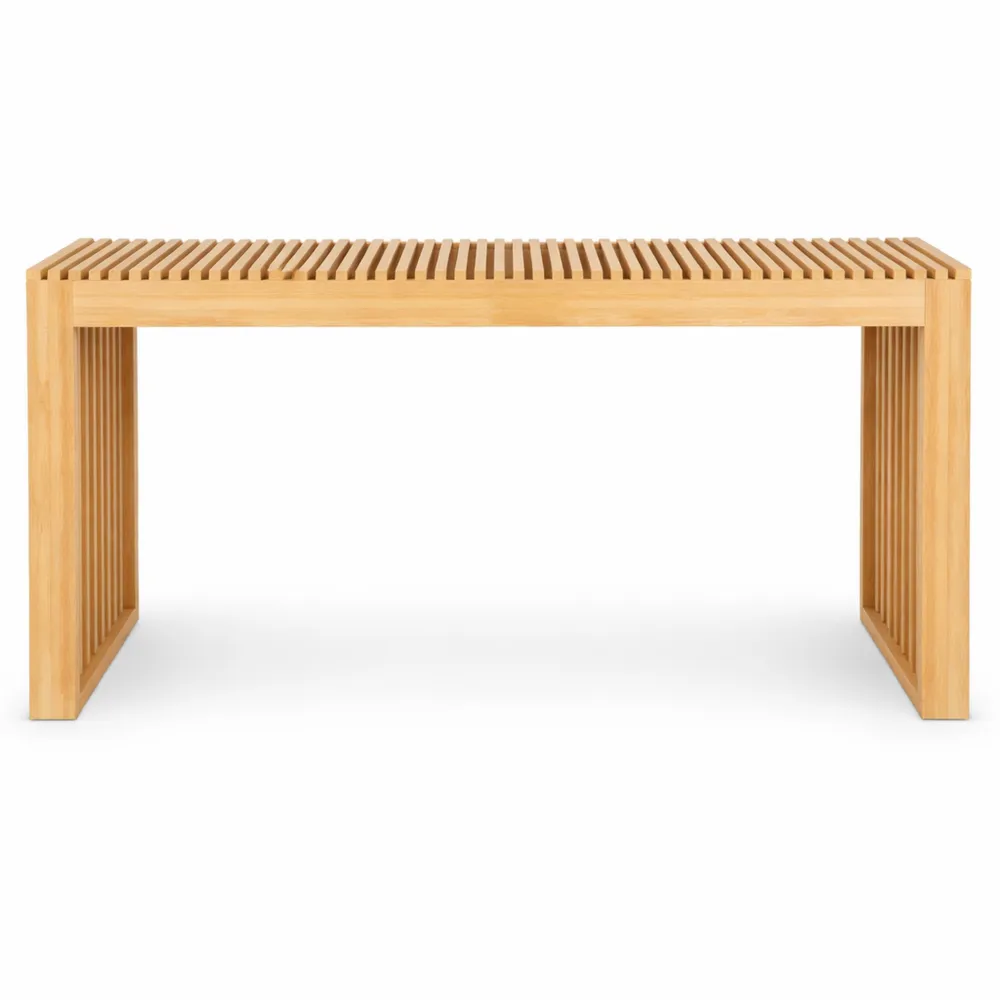 Panca in Bambù per Ingresso e Camera da Letto 90x33x43 cm