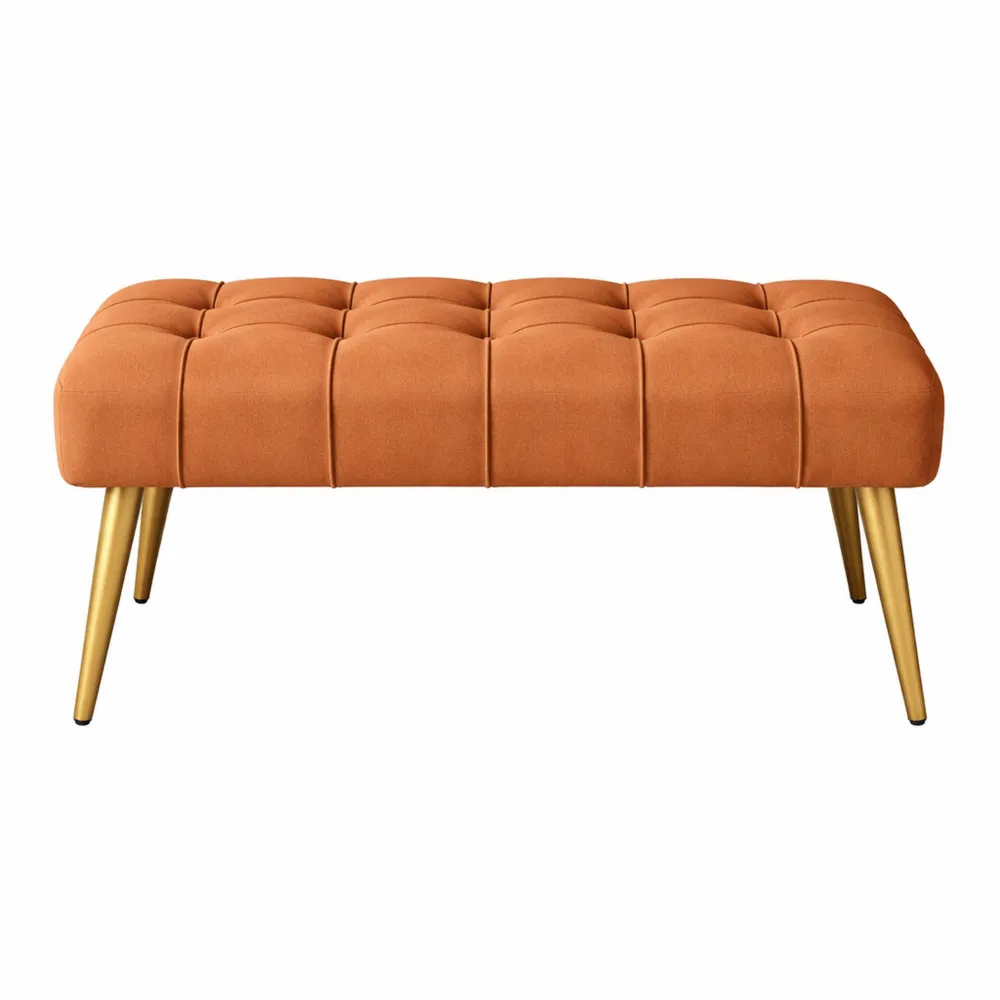 Panca Imbottita Multiuso in Finta Pelle per Ingresso e Spogliatoio