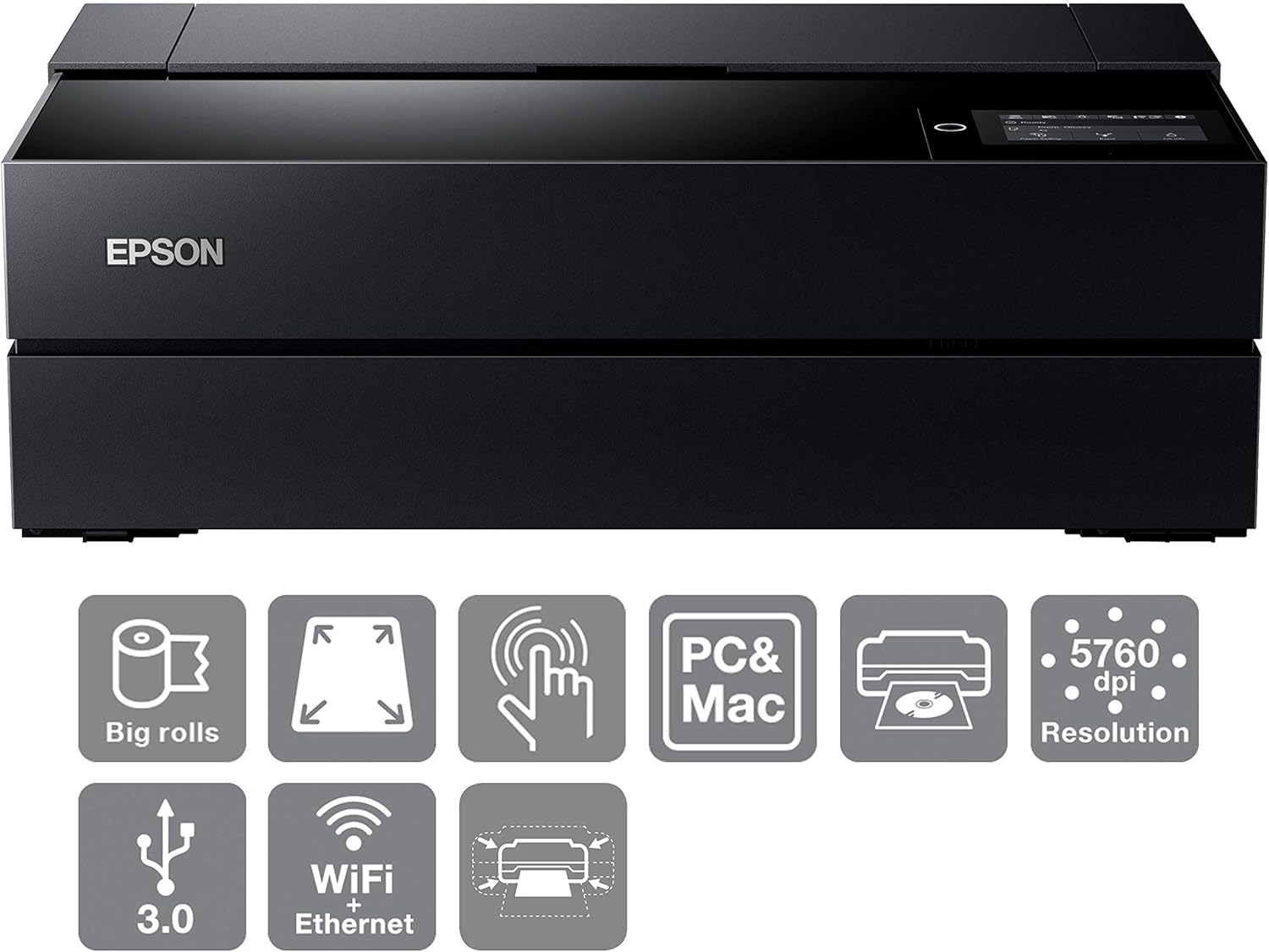 Epson SureColor SC P900 - impresora fotográfica A3 Plus - inyección de tinta color - WiFi - pantalla táctil - 5760 por 1440 dpi-Homigoyard