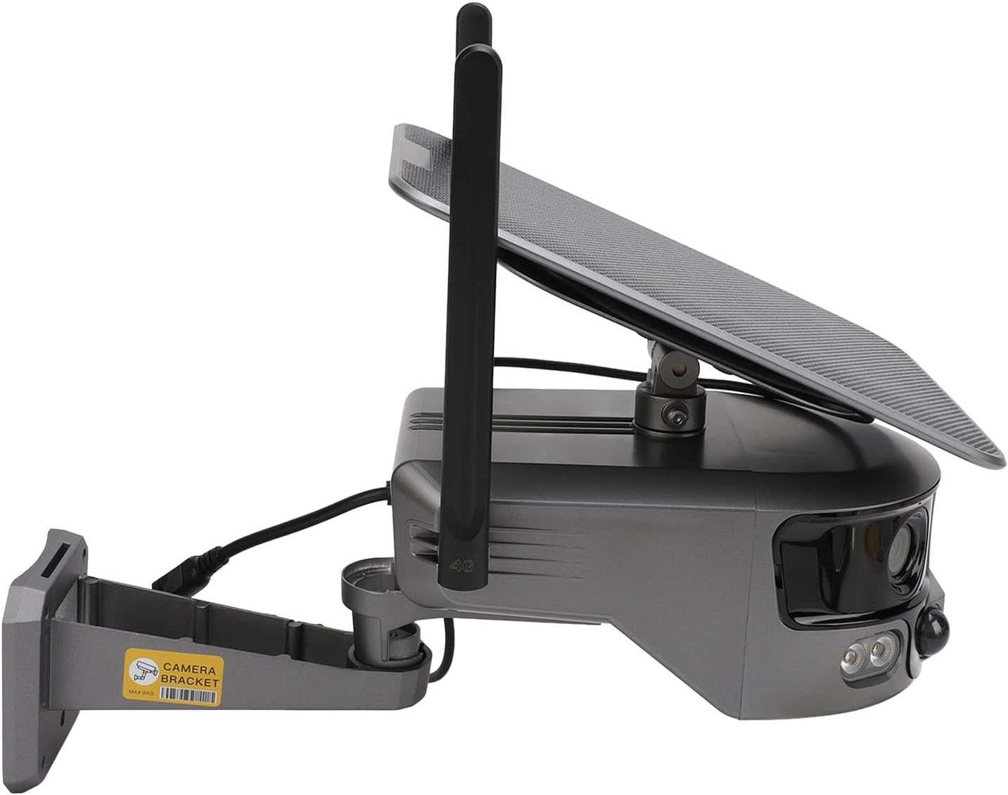 Akozon cámara de seguridad solar 4K 8 MP - lente para exterior - color completo - detección de movimiento - conexión 4G-Homigoyard