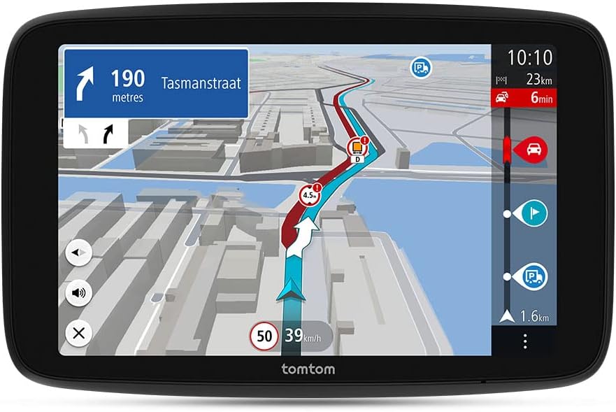 TomTom GO Expert Plus 7 pulgadas - Navegador GPS para camión y autobús con mapas mundiales Traffic WiFi USB C y Bluetooth-Homigoyard