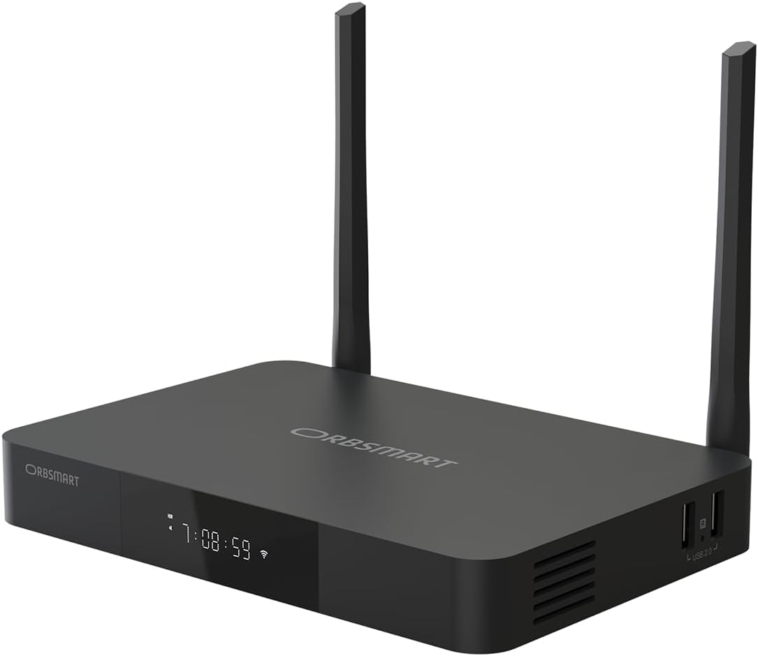 Orbsmart R82 reproductor multimedia 4K UHD - Cine en casa HDR10 DV audio HD WiFi 6 y Gigabit LAN-Homigoyard