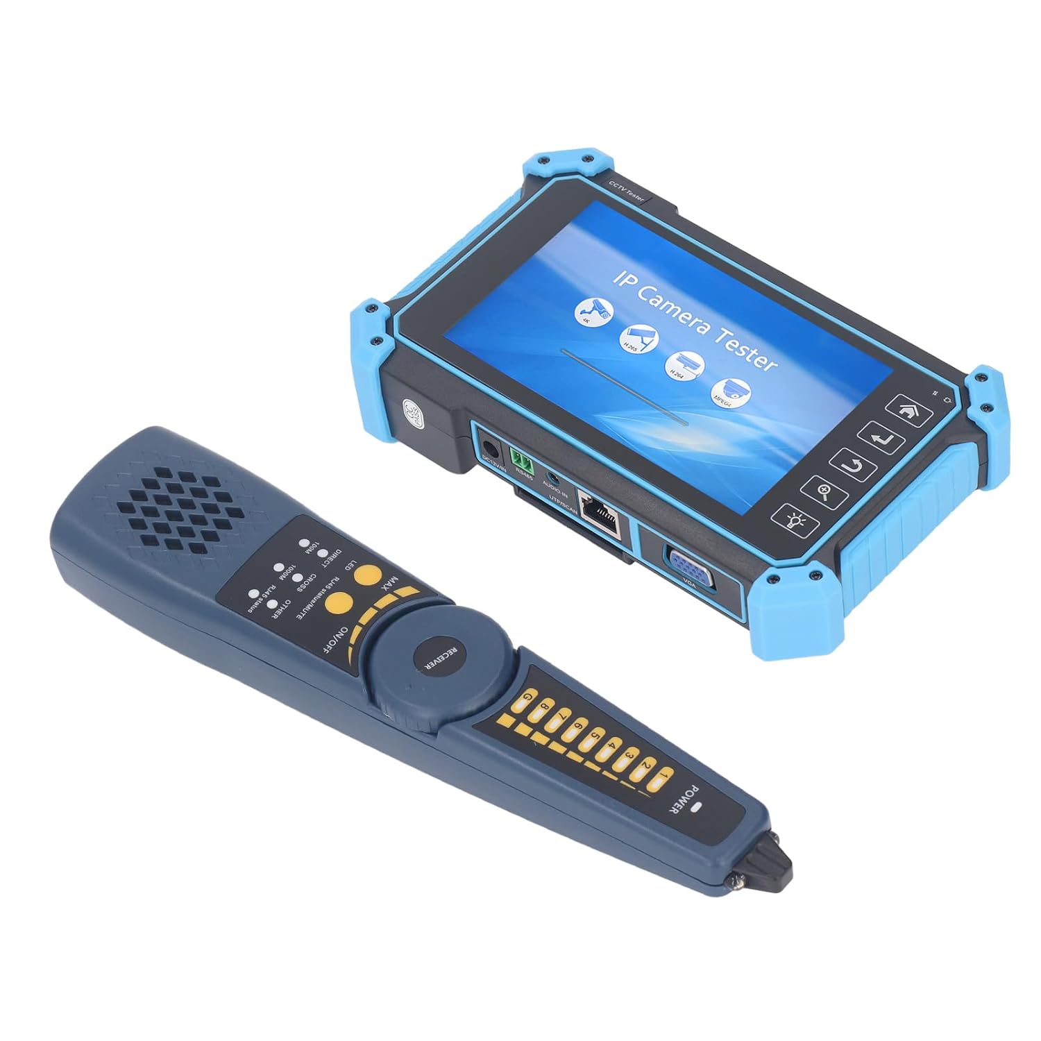 Monitor tester para cámara IP HD - pantalla 5,44 pulgadas - CCTV AHD CVI analógico - WiFi - enchufe UE-Homigoyard