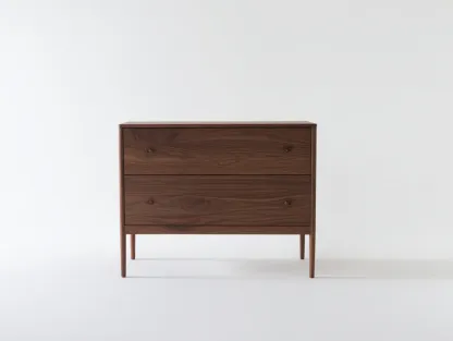 Cómodas madera estilo minimalista 90x45x80 cm - marrón - cómoda de dormitorio moderna-Homigoyard