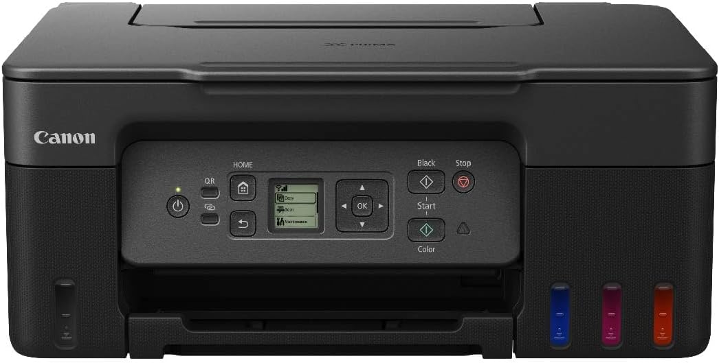Canon PIXMA G3570 - impresora multifunción MegaTank - copiadora y escáner doméstico - inyección de tinta color - conexión USB y uso con smartphone-Homigoyard