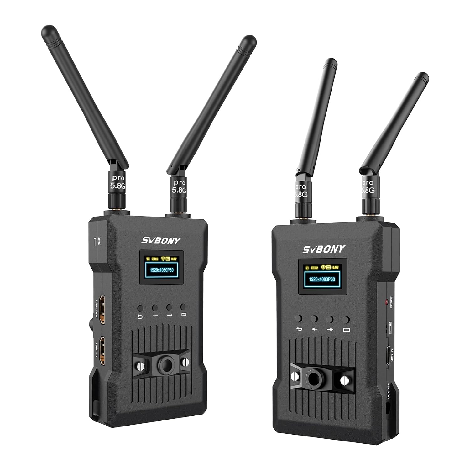 SVBONY ST1 transmisor de vídeo inalámbrico HDMI - 5G ocho bandas 1080P baja latencia y alcance de 300 metros para rodajes-Homigoyard