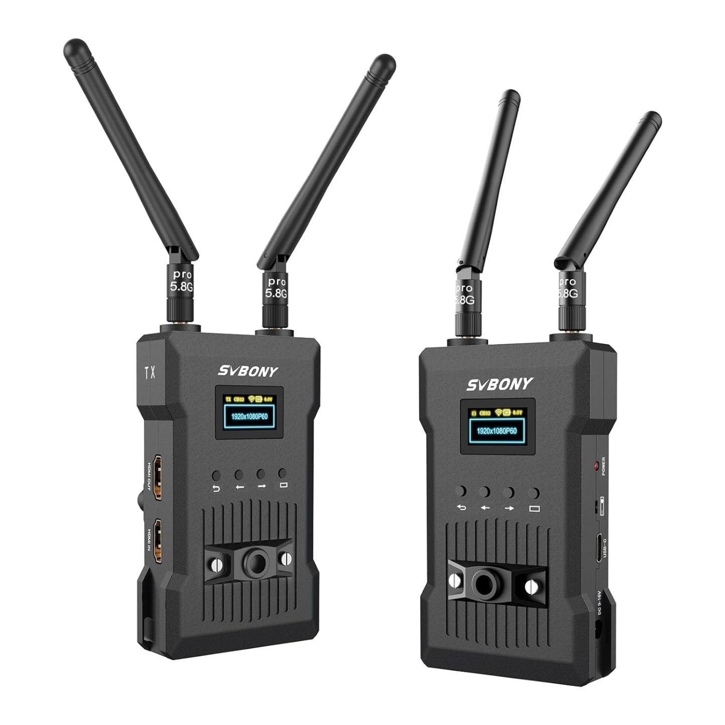 SVBONY ST1 transmisor de vídeo inalámbrico HDMI - 5G ocho bandas 1080P baja latencia y alcance de 300 metros para rodajes-Homigoyard