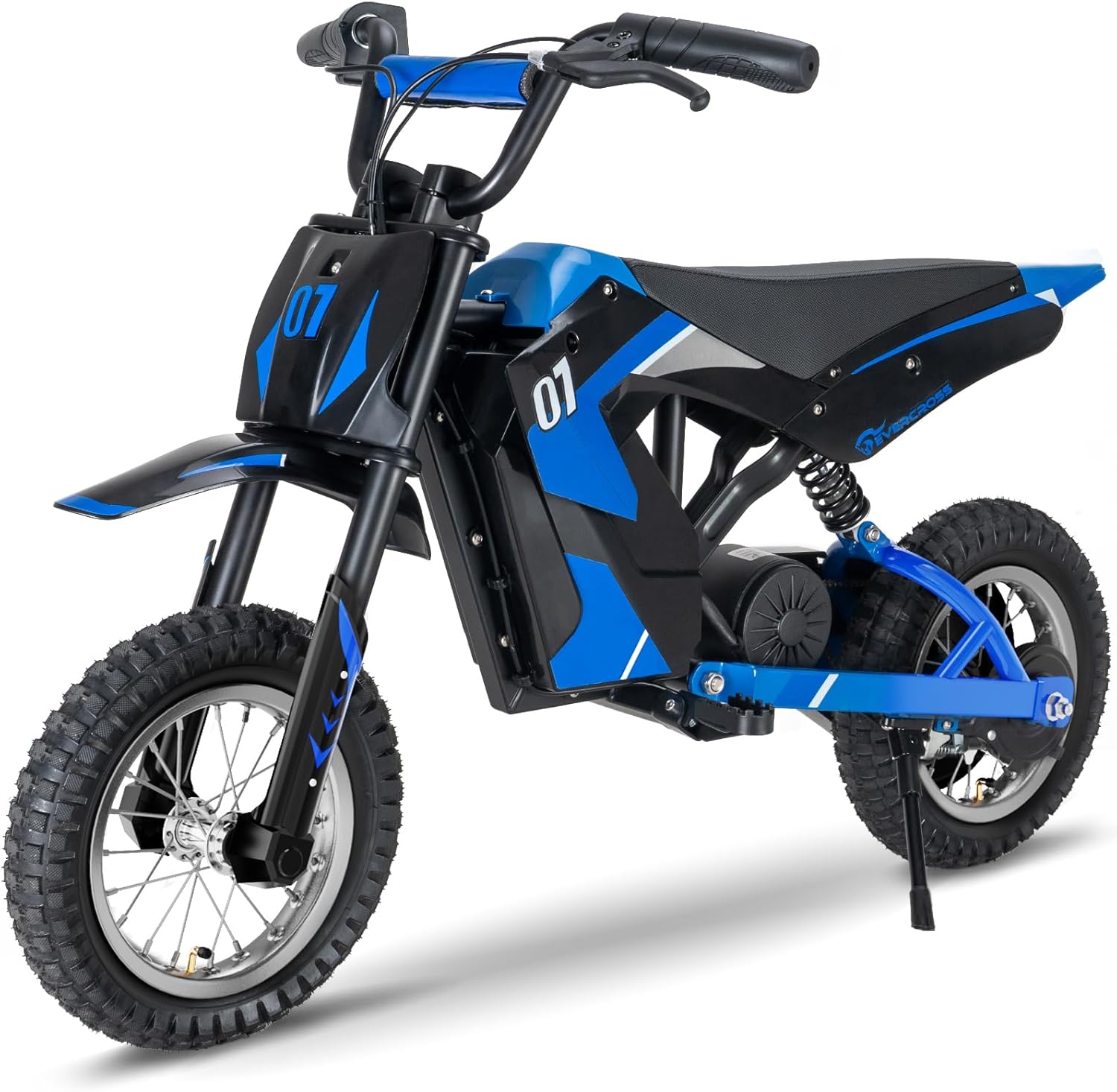 Motocicleta eléctrica infantil EVERCROSS EV12M - moto cross 300 W con 3 modos de velocidad autonomía 15 km y neumáticos de 12 pulgadas-Homigoyard