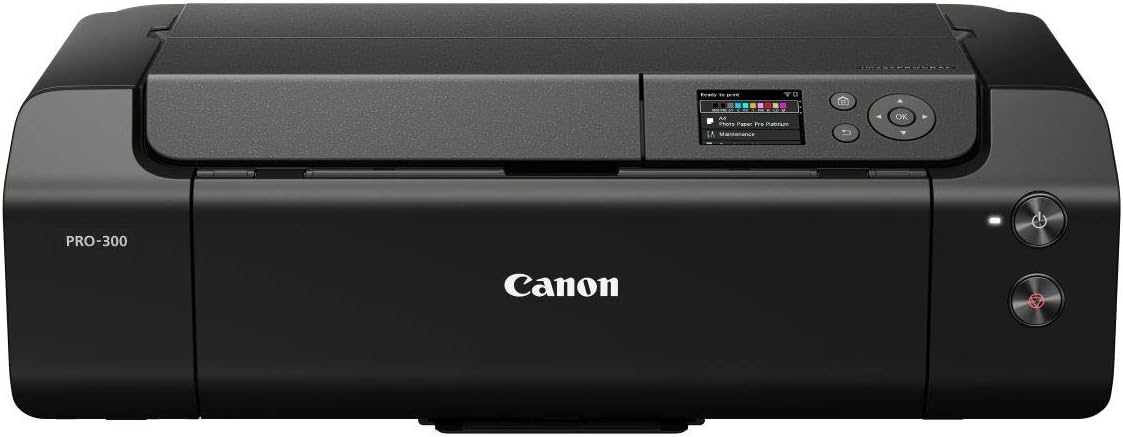 Canon imagePROGRAF PRO 300 - impresora fotográfica profesional de inyección de tinta - color negro - Ethernet USB - 10 páginas por minuto-Homigoyard