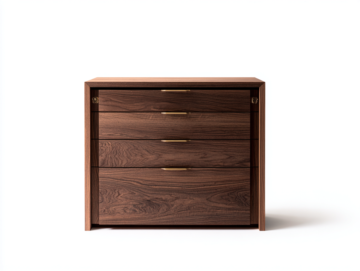 Cómodas madera diseño moderno 100x45x85 cm - marrón - cómoda de almacenamiento dormitorio-Homigoyard