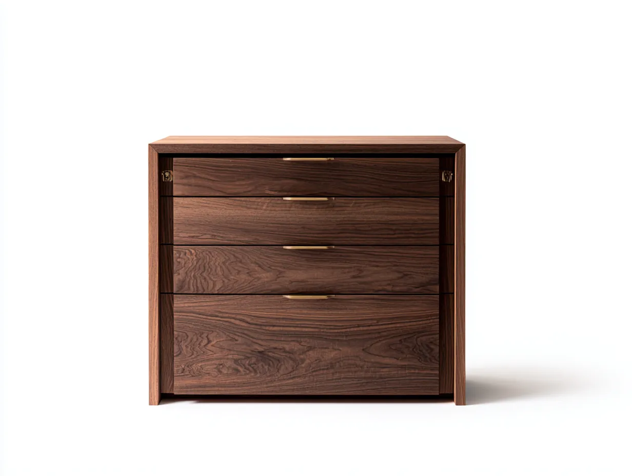 Cómodas madera diseño moderno 100x45x85 cm - marrón - cómoda de almacenamiento dormitorio-Homigoyard