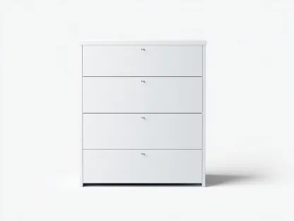 Cómodas almacenamiento moderno 95x45x100 cm - blanco - cómoda dormitorio minimalista-Homigoyard