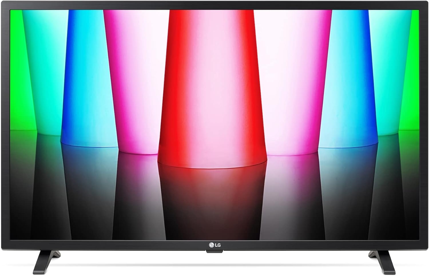 LG 32LQ63006LA 32 Zoll 80 cm Full HD Smart TV LED Fernseher mit Google Assistant, 60 Hz, HDMI, webOS, Modelljahr 2022, Schwarz-Cottagethub