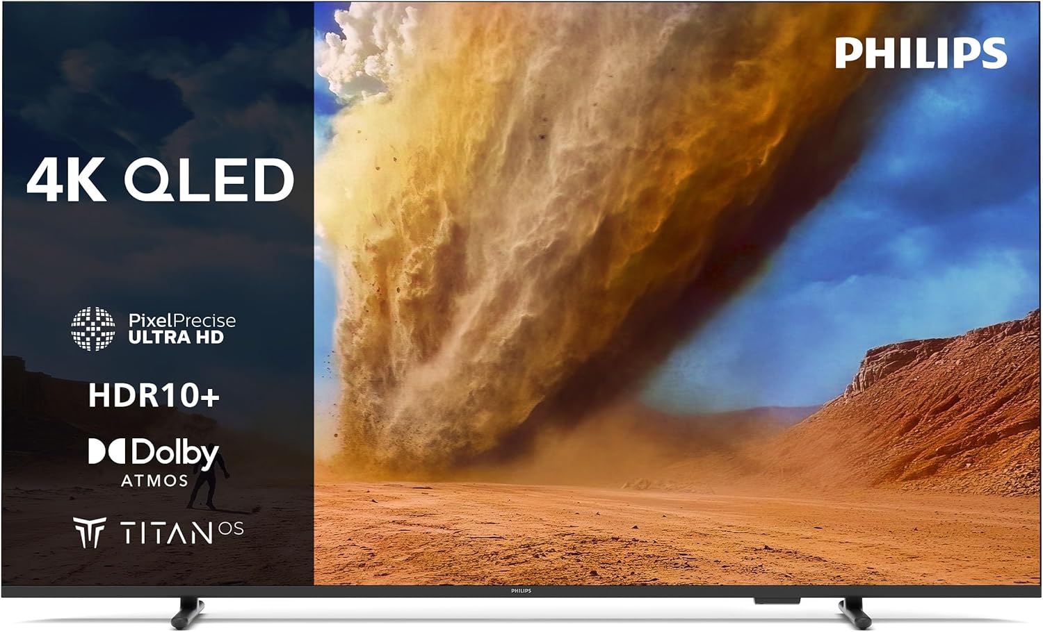 Philips 50PUS7800 50 Zoll 4K LED Smart TV mit Pixel Precise Ultra HD Titan OS Dolby Atmos Alexa Google Assistant WLAN Bluetooth HDMI-Cottagethub