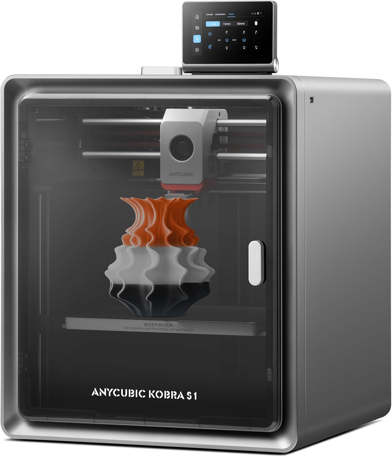 Anycubic Kobra S1 Hochgeschwindigkeits CoreXY 3D Drucker 600mm/s mit 320°C Hotend Abnehmbarer Düse Bauraum 250x250x250mm für Präzisionsdruck und Prototyping-Cottagethub