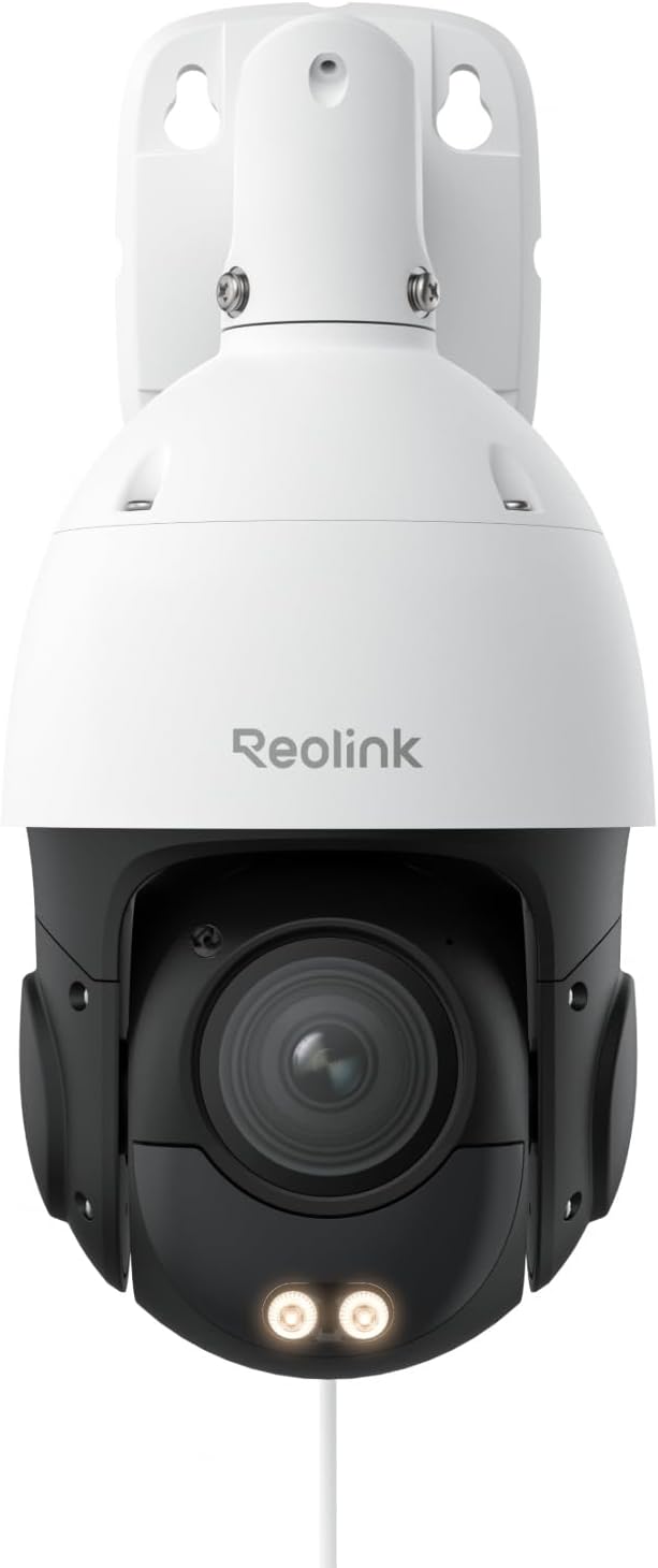 Reolink 4K 8MP PTZ Dome Überwachungskamera Außen RLC-823S2, 16X optischer Zoom, Farbnachtsicht, KI Personen Fahrzeug Tiererkennung, 2-Wege-Audio, 24/7 Aufzeichnung, PoE-Cottagethub