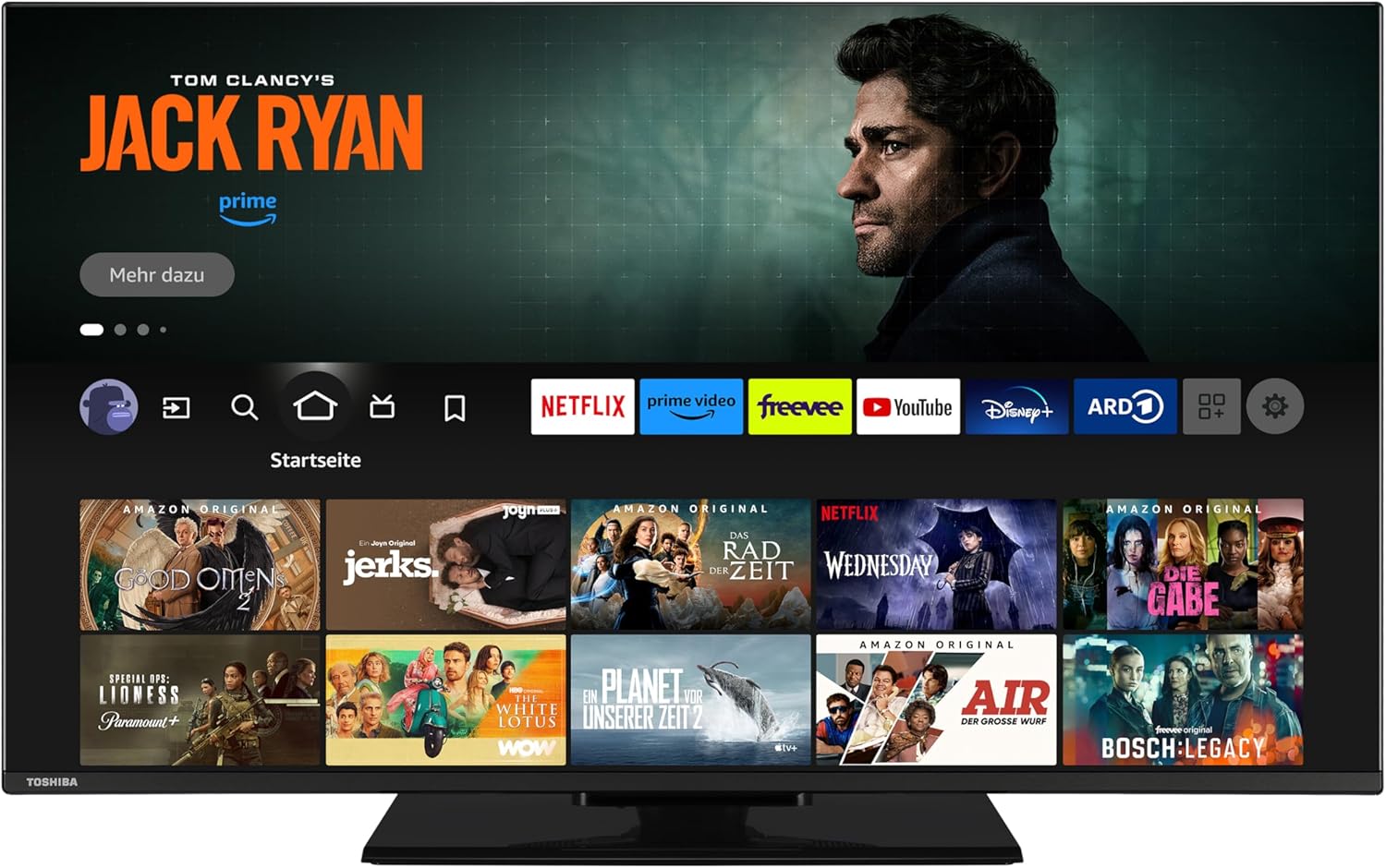 Toshiba 40LF3F63DAZ 40 Zoll Full HD Smart TV mit Fire TV HDR Triple Tuner Alexa Bluetooth HDMI USB-Cottagethub