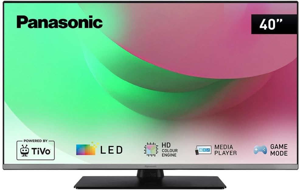Panasonic 40 Zoll Full HD Smart TV TB-40S45AEZ LED Fernseher mit TiVo Sprachsteuerung HDR Gaming Modus WLAN HDMI Modell 2024-Cottagethub
