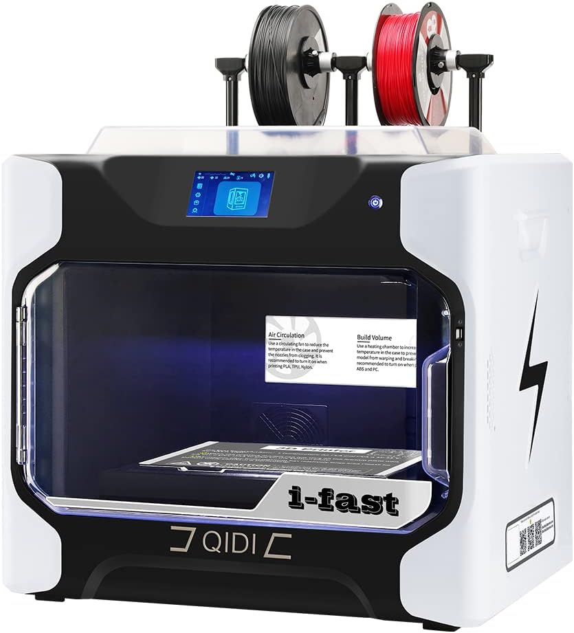 QIDI TECH i Fast FDM 3D Drucker mit Dual Extruder, Industriequalität Struktur, große Druckgröße 330x250x320mm, Hochgeschwindigkeitsdruck für professionelle Anwendungen-Cottagethub