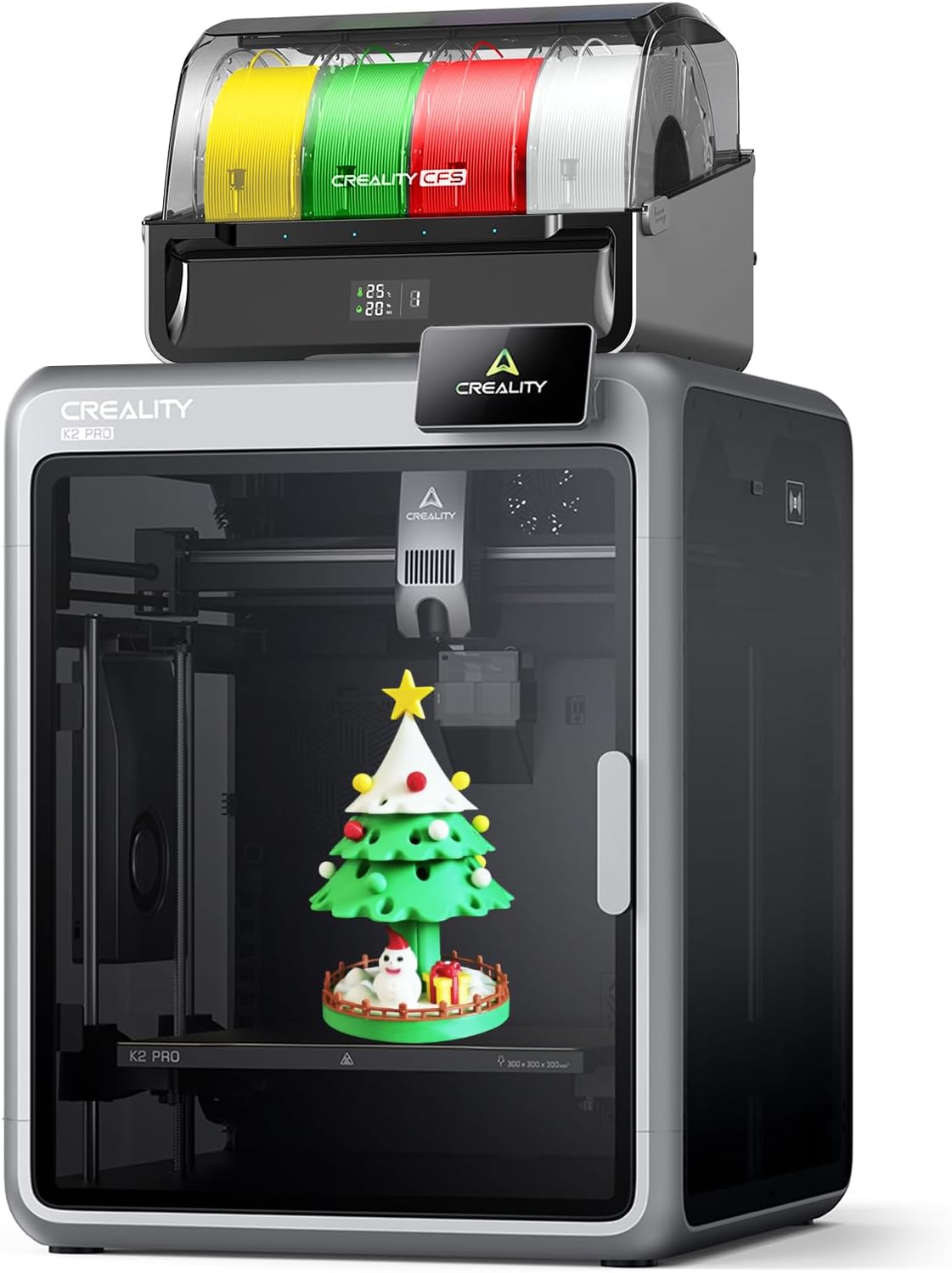 Creality K1C 3D Drucker 600mm/s High Speed FDM 3D Printer mit AI Kamera, Auto Nivellierung, verbessertem Kühlsystem, Unterstützung für Carbonfaser Filamente, für Anfänger, Zuhause, Schule und Modellbau-Cottagethub