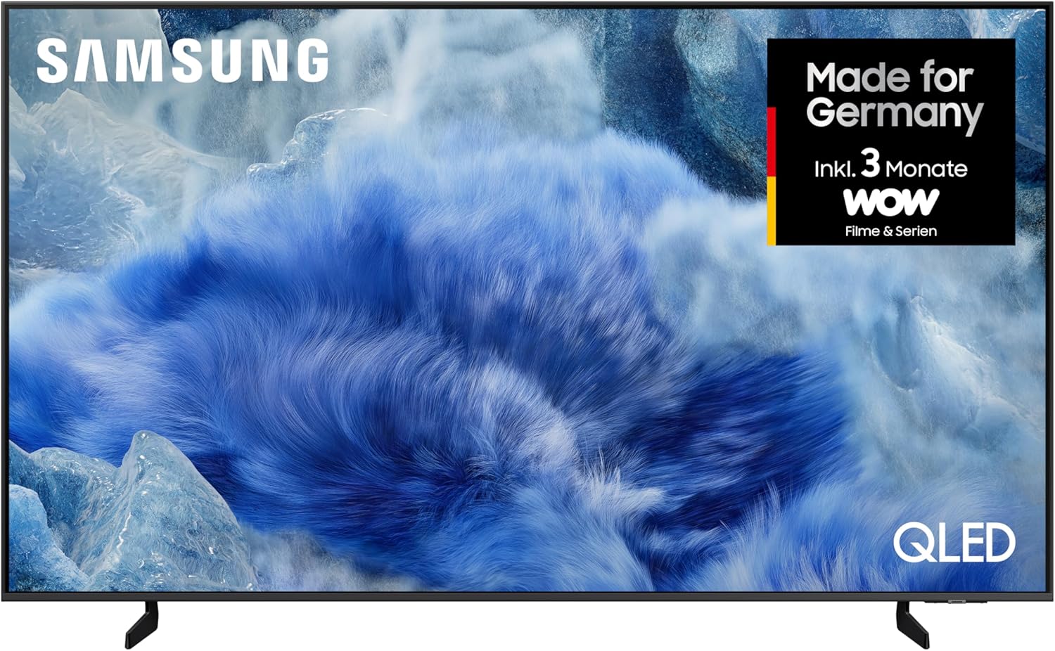 Samsung QLED Q8F 75 Zoll 4K UHD Smart TV Quantum Dot 4K Upscaling Vision AI Gaming Hub WLAN Bluetooth AirSlim Design-Cottagethub