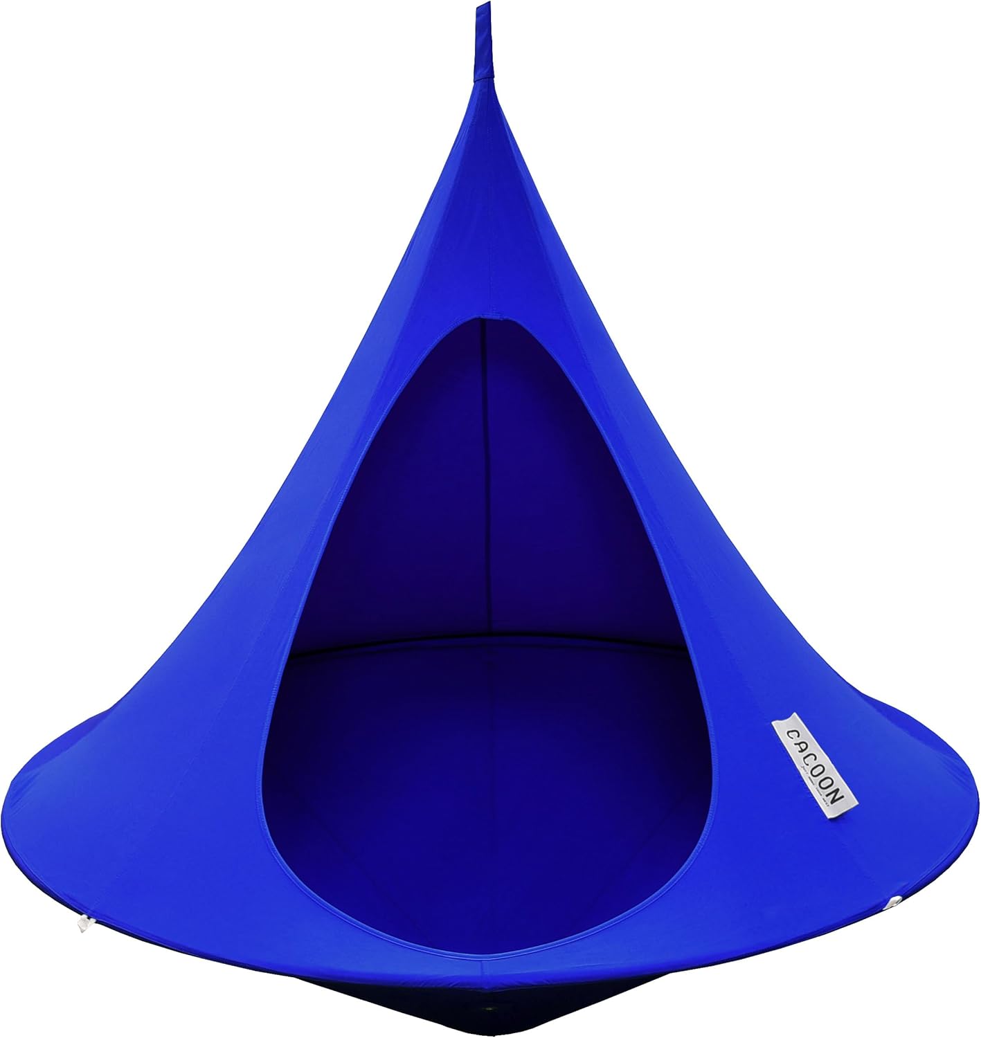 Cacoon Double Hängesessel Island Vibe, Doppel Hängezelt Lounge für Outdoor und Indoor, runder Hängebereich aus Aluminium Polyester Nylon, 180 x 180 cm, belastbar bis 440 Pfund-Cottagethub