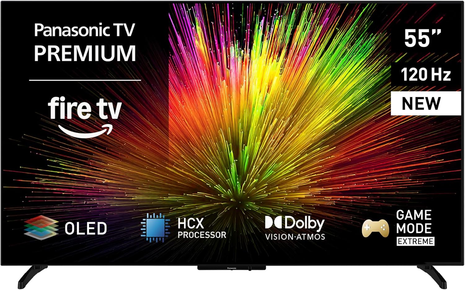 Panasonic 55 Zoll 4K OLED Smart TV Z80B Serie 55Z80BEZ mit Fire TV Dolby Vision Atmos 120Hz Game Mode Alexa Apple Support WLAN HDMI-Cottagethub