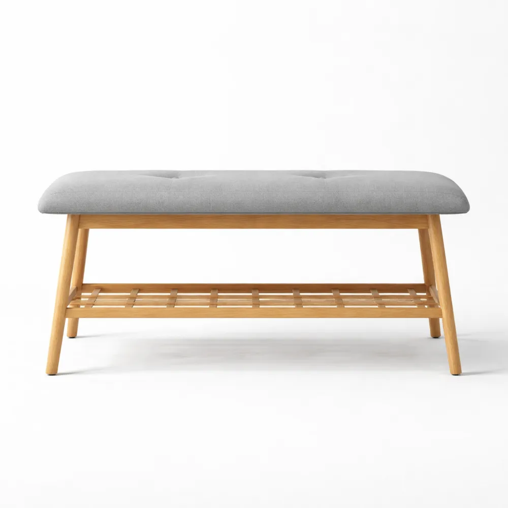 Banc d'Entrée Multifonctionnel avec Rangement et Assise Confortable