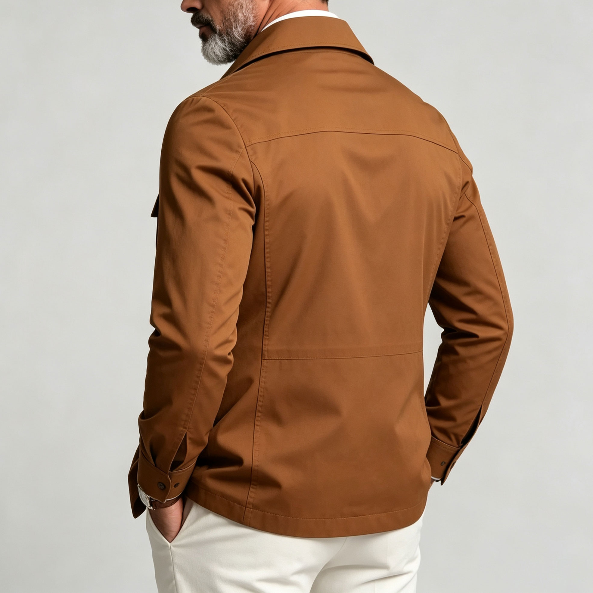 Men's Vintage Multi-Pocket Utility Jacket