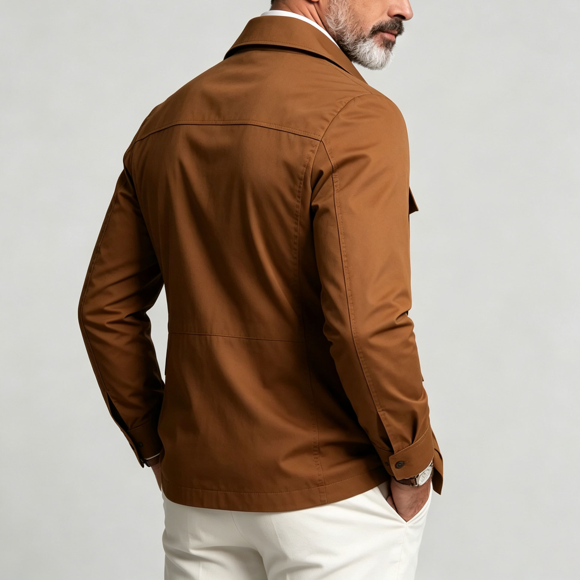 Men's Vintage Multi-Pocket Utility Jacket