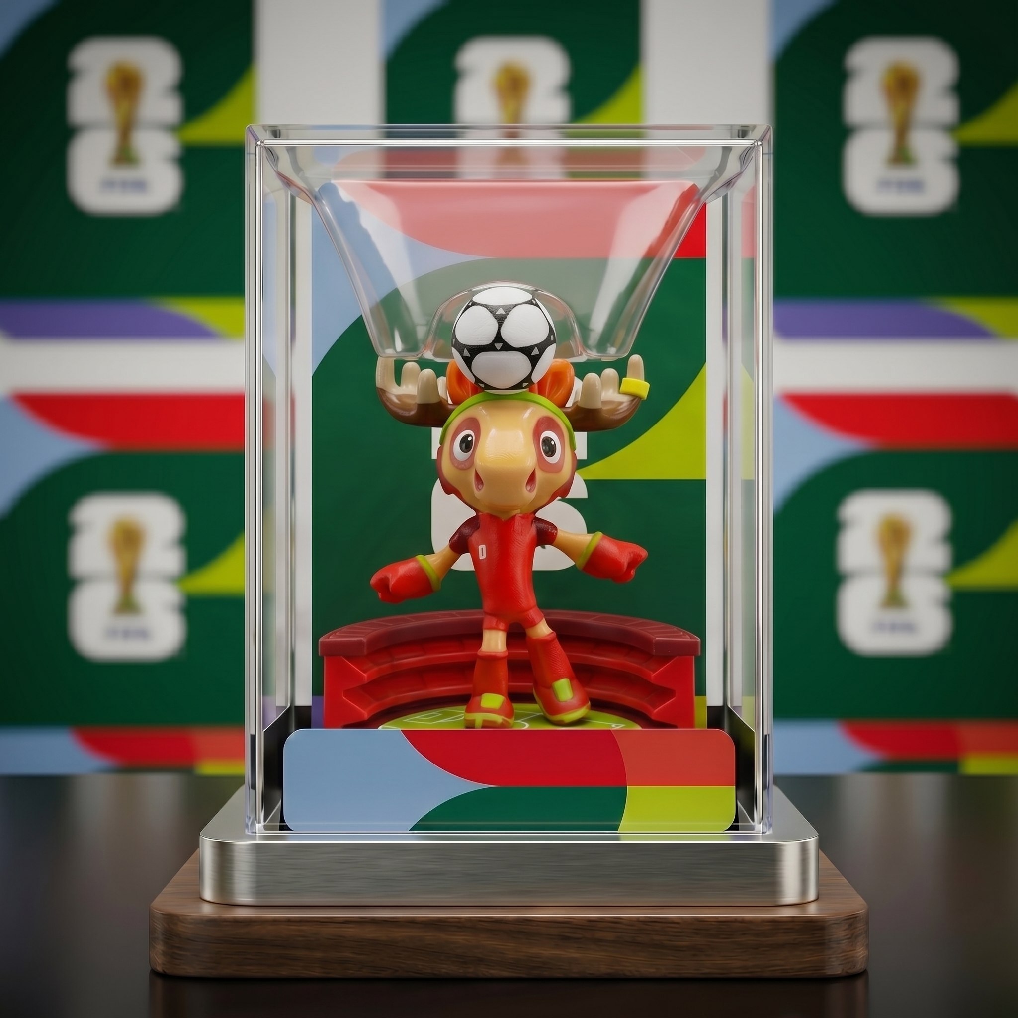 🫎 FIFA World Cup 2026™ Canada Mascot – Maple Figurine (2.3in)