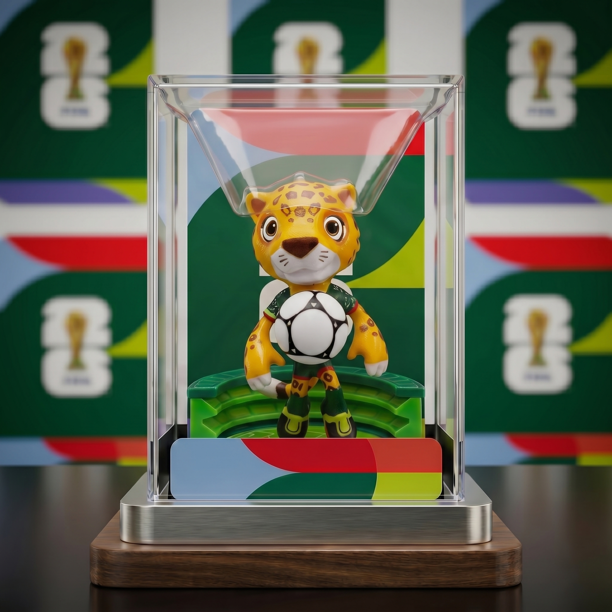 🐆 FIFA World Cup 2026™ Mexico Mascot – Zayu Figurine (2.3in)