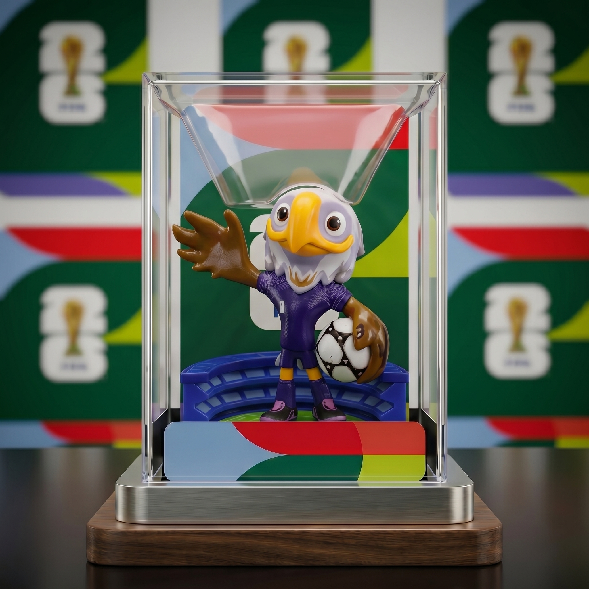 🦅 FIFA World Cup 2026™ USA Mascot – Clutch Figurine (2.3in)