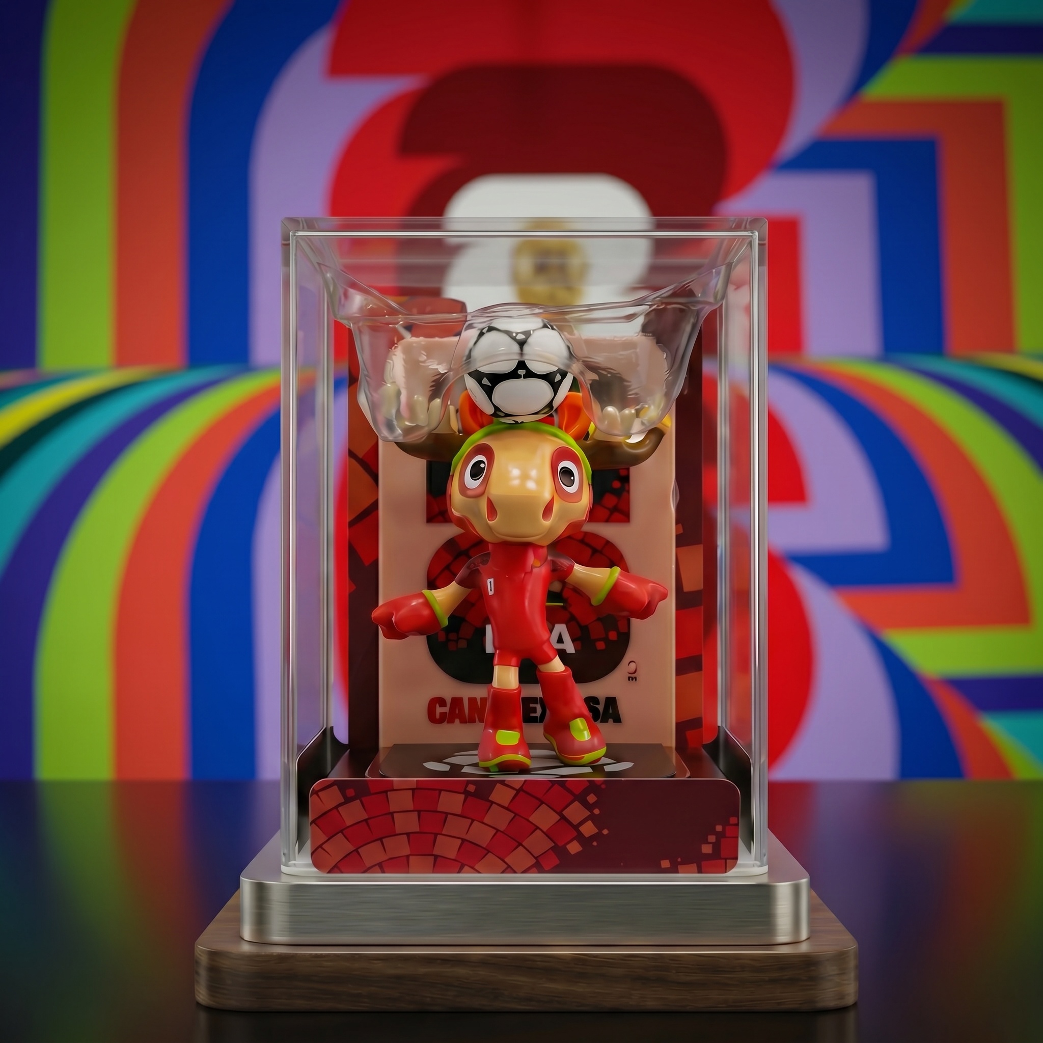 🫎 FIFA World Cup 2026™ Canada Mascot – Maple Figurine (2.3in)