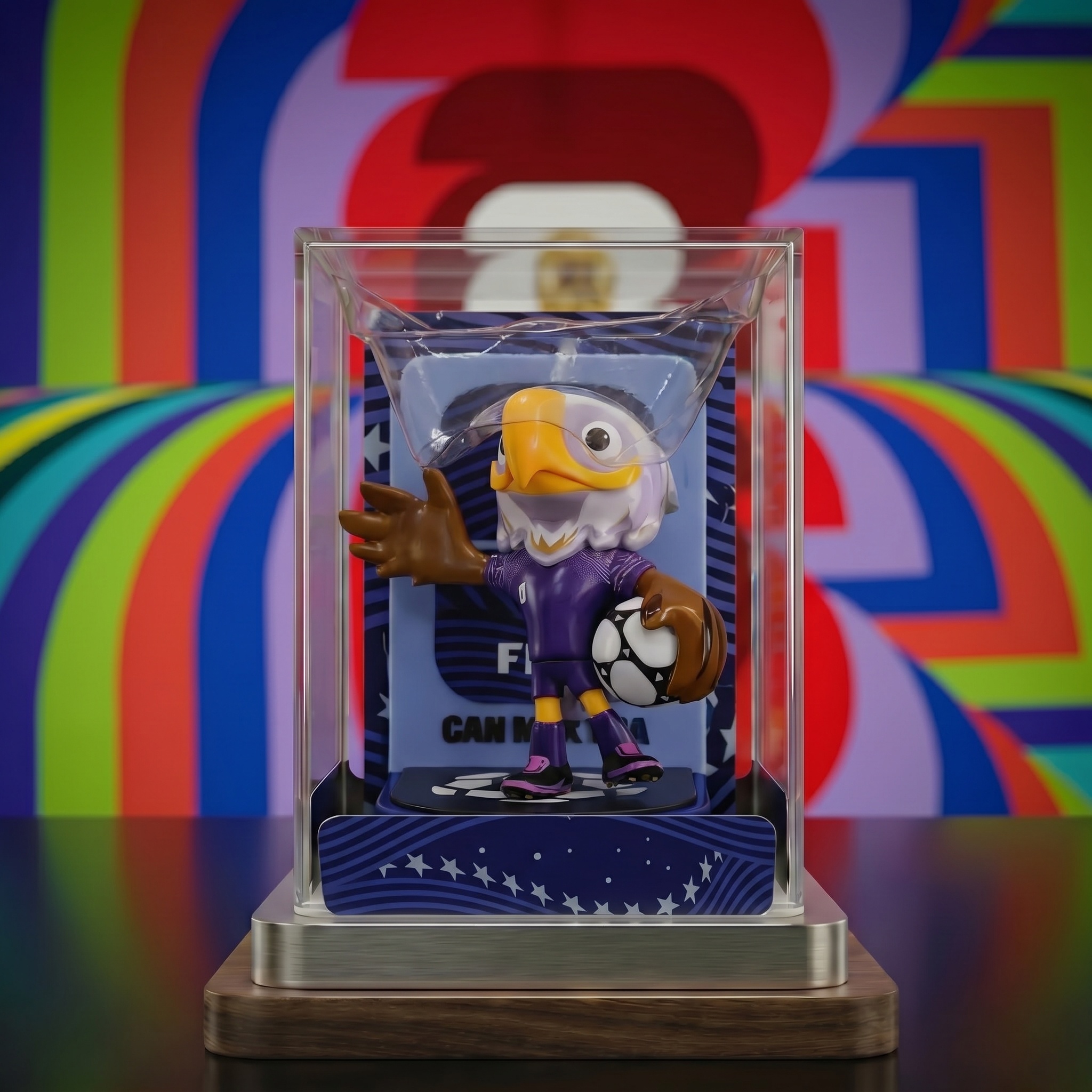 🦅 FIFA World Cup 2026™ USA Mascot – Clutch Figurine (2.3in)