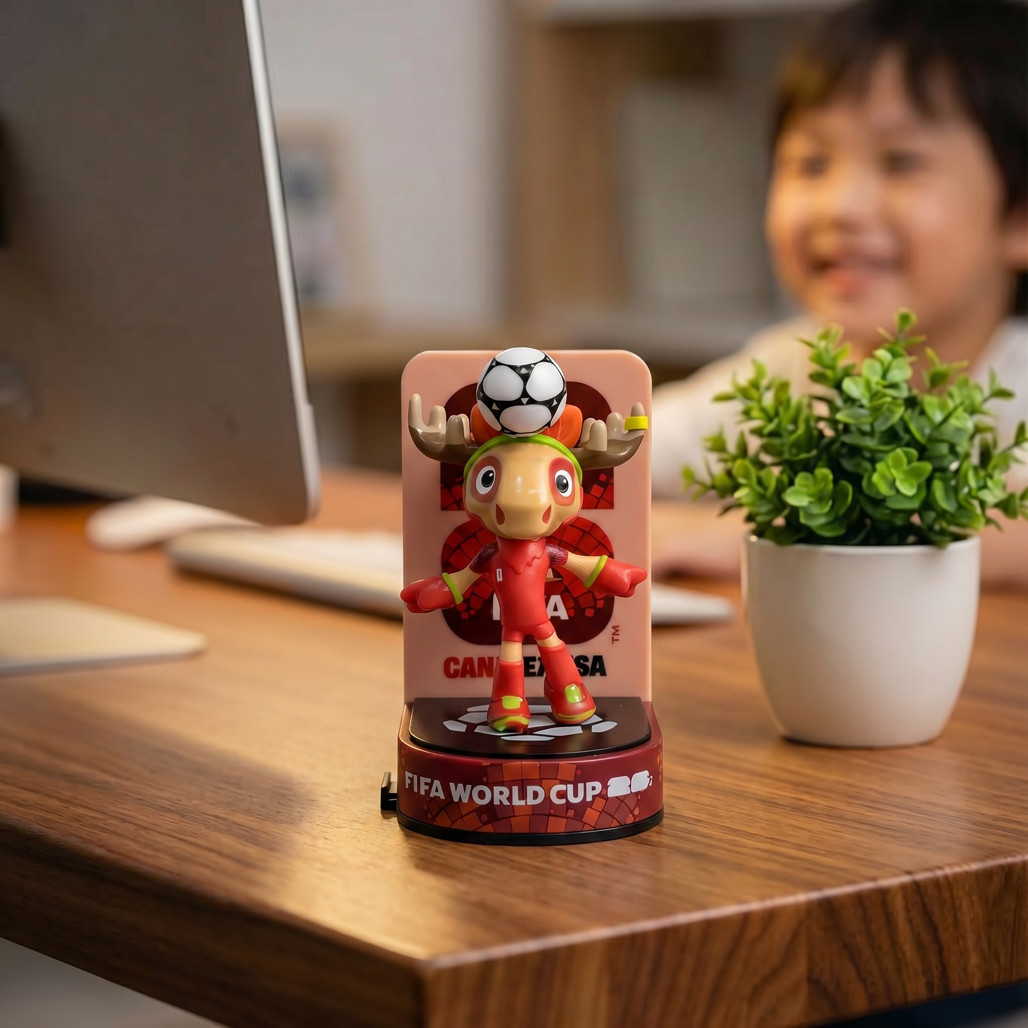 🫎 FIFA World Cup 2026™ Canada Mascot – Maple Figurine (2.3in)