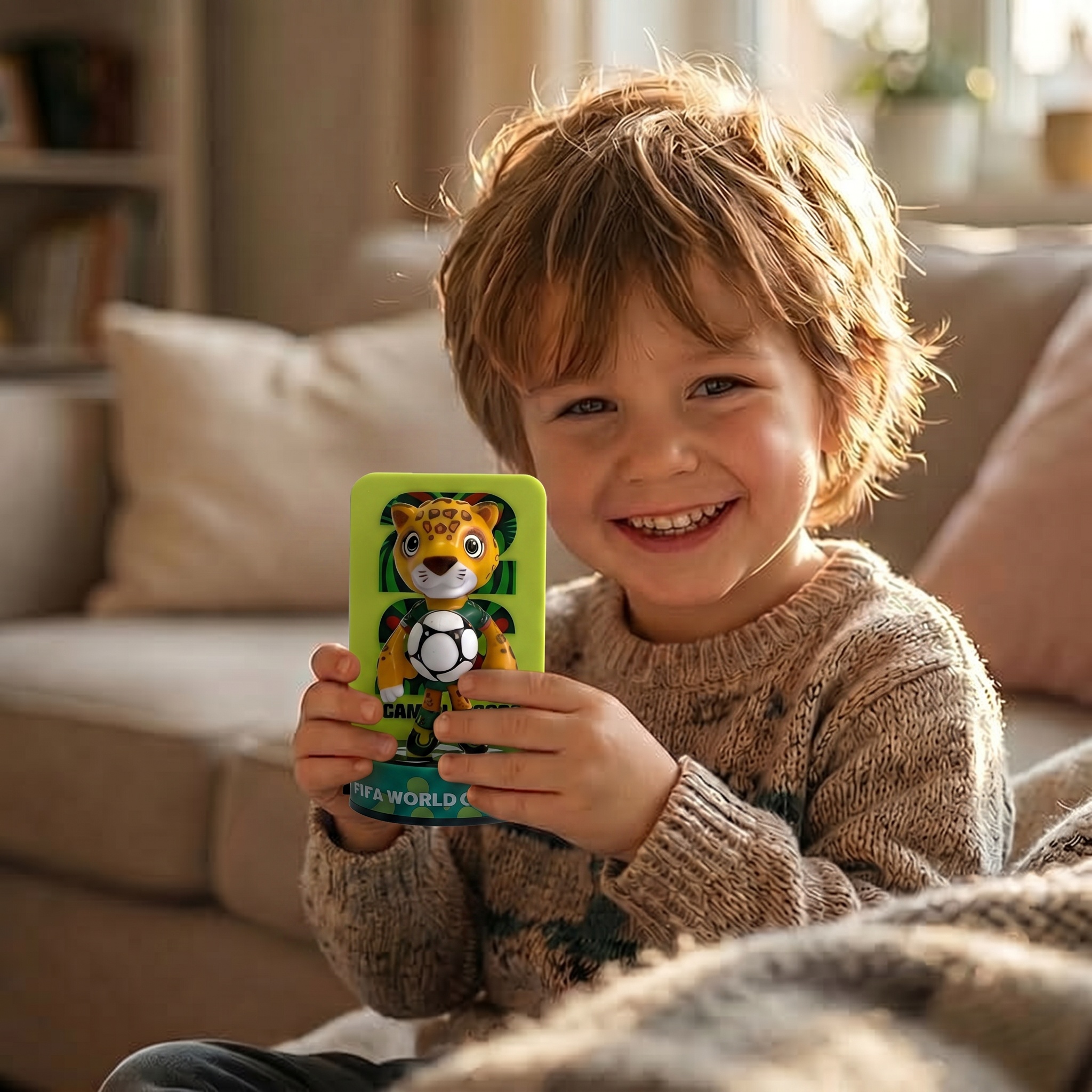 🐆 FIFA World Cup 2026™ Mexico Mascot – Zayu Figurine (2.3in)