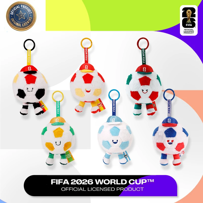 FIFA 2026 World Cup Mascot Collection: Premium 3D Plush Football Keychain