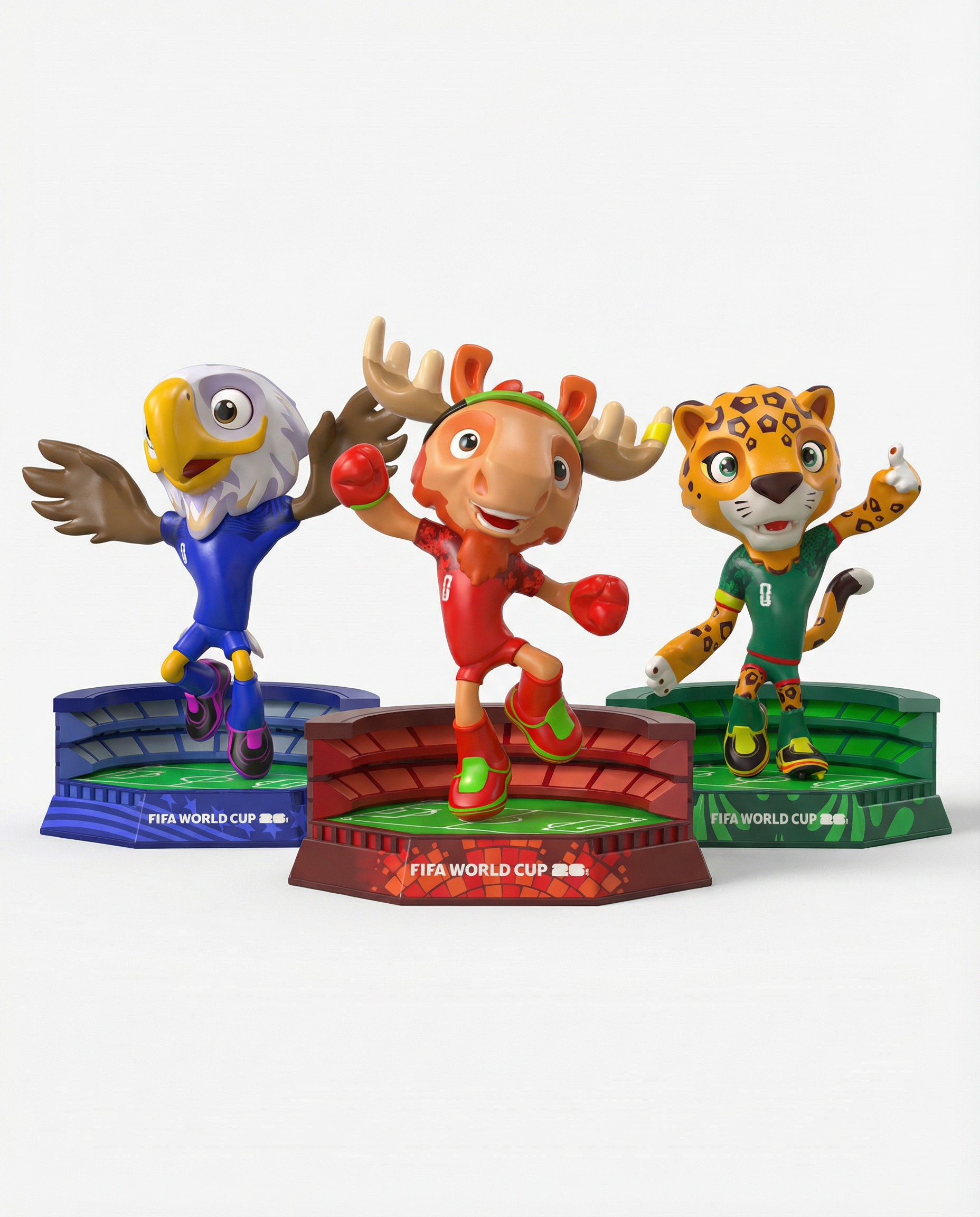 FIFA World Cup 2026 Official Mascot Figurine Set