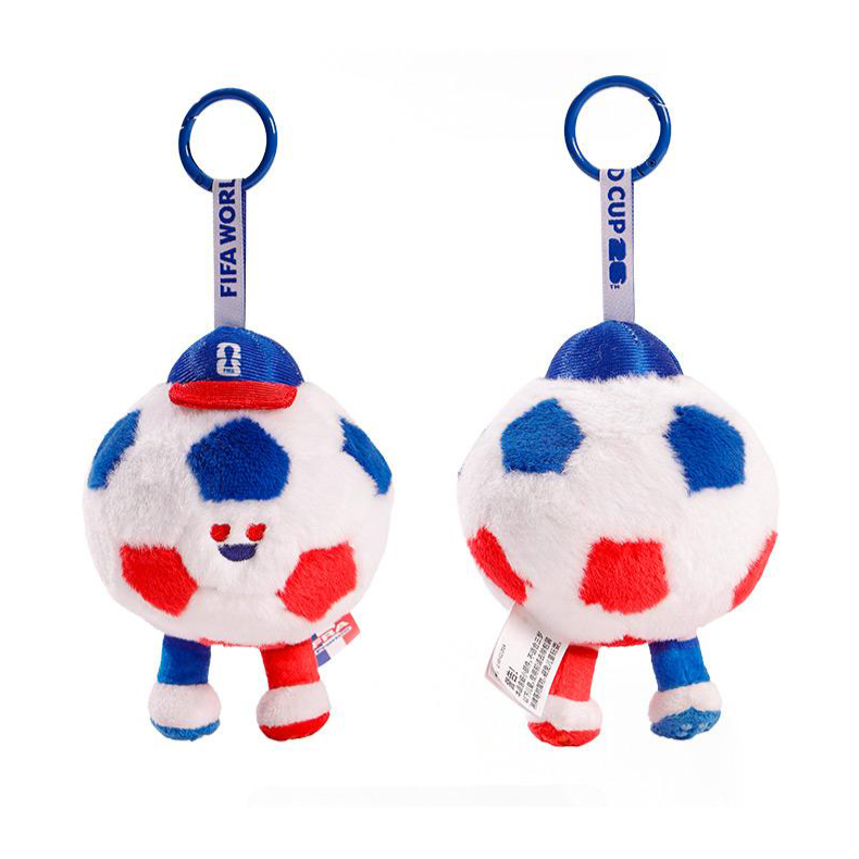 FIFA 2026 World Cup Mascot Collection: Premium 3D Plush Football Keychain