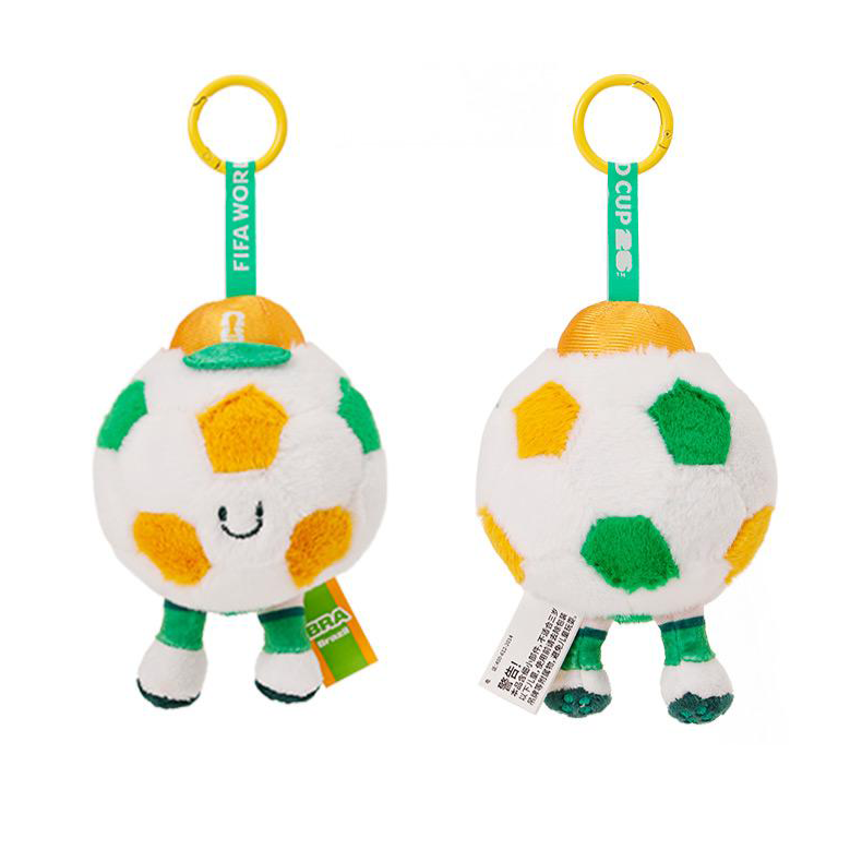 FIFA 2026 World Cup Mascot Collection: Premium 3D Plush Football Keychain