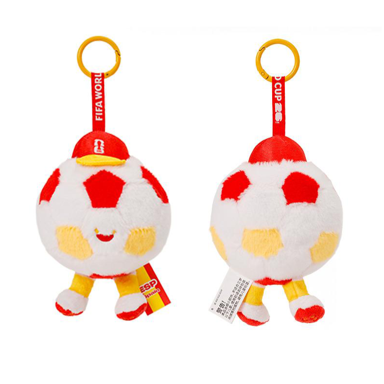 FIFA 2026 World Cup Mascot Collection: Premium 3D Plush Football Keychain