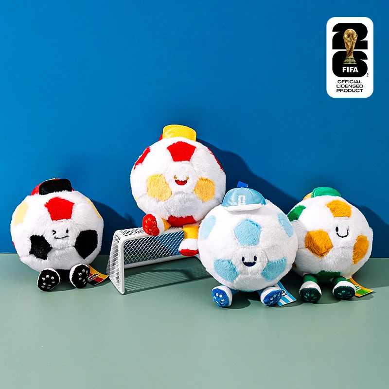 FIFA 2026 World Cup Mascot Collection: Premium 3D Plush Football Keychain