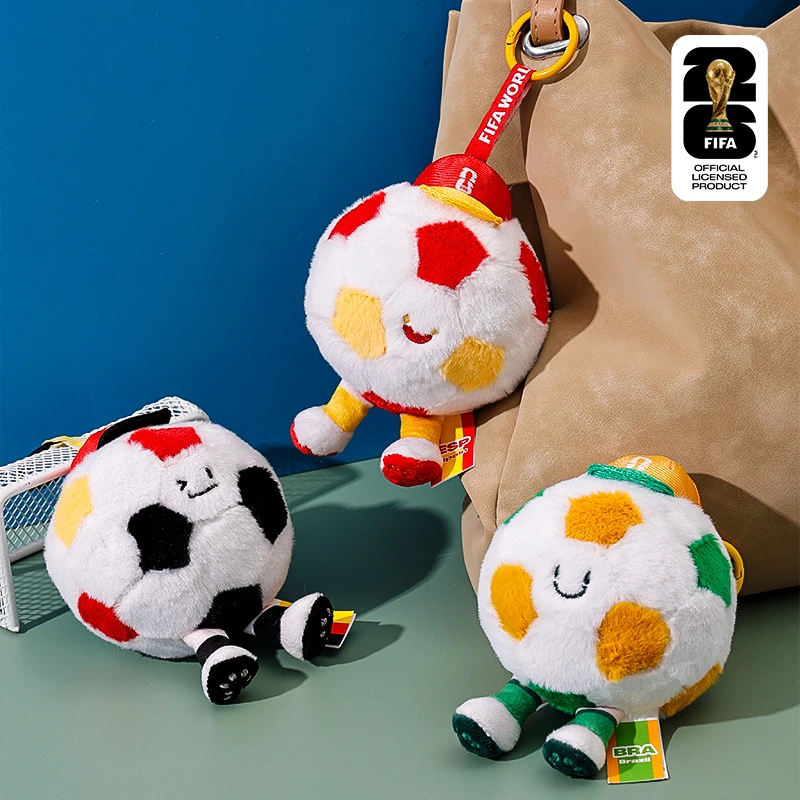 FIFA 2026 World Cup Mascot Collection: Premium 3D Plush Football Keychain