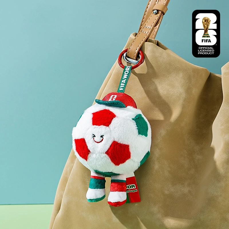 FIFA 2026 World Cup Mascot Collection: Premium 3D Plush Football Keychain