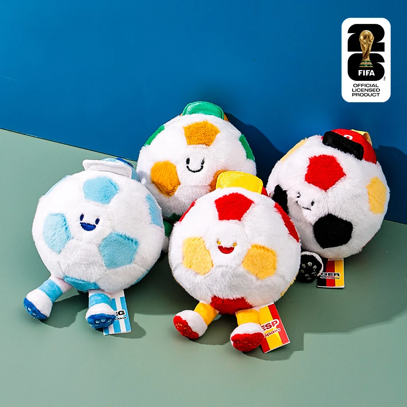 FIFA 2026 World Cup Mascot Collection: Premium 3D Plush Football Keychain