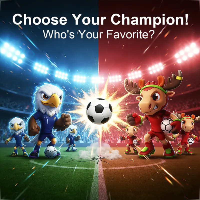 ⚽FIFA World Cup 2026™ Official Mascot Mini Figurine Set (2.3in)