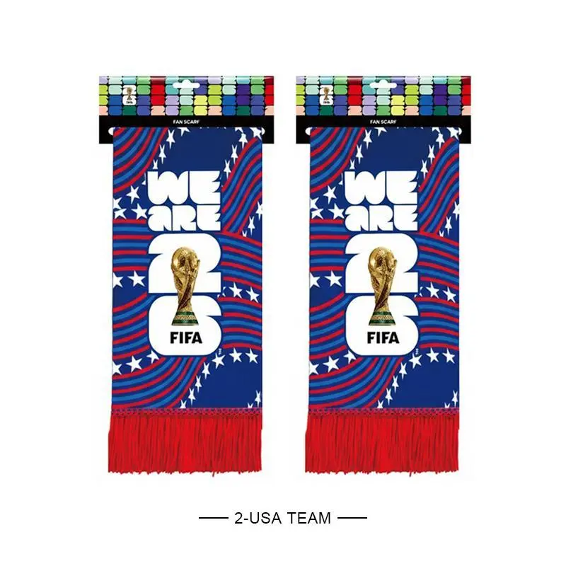 Official FIFA World Cup 2026 Edition - High Definition Polyester Trophy Scarf – Gameday Fan Wear for all Matches